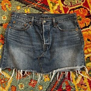 Levi's Blue Denim Skirt